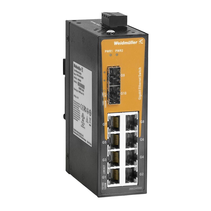 Управляемый коммутатор Weidmuller IE-SW-EL10-8GT-2GESFP