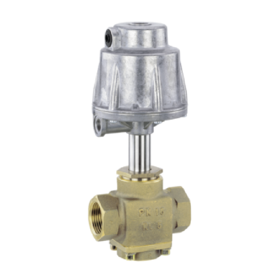 Многоходовой седельный клапан с пневмоприводом GEMU 314