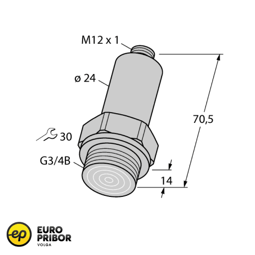 Датчик давления TURCK PT250R-29-LI3-H1140