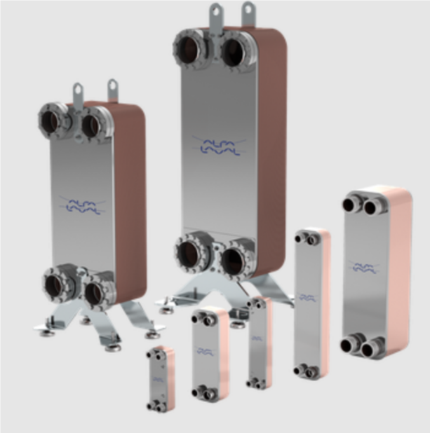 Паяный пластинчатый теплообменник Alfa Laval CB10