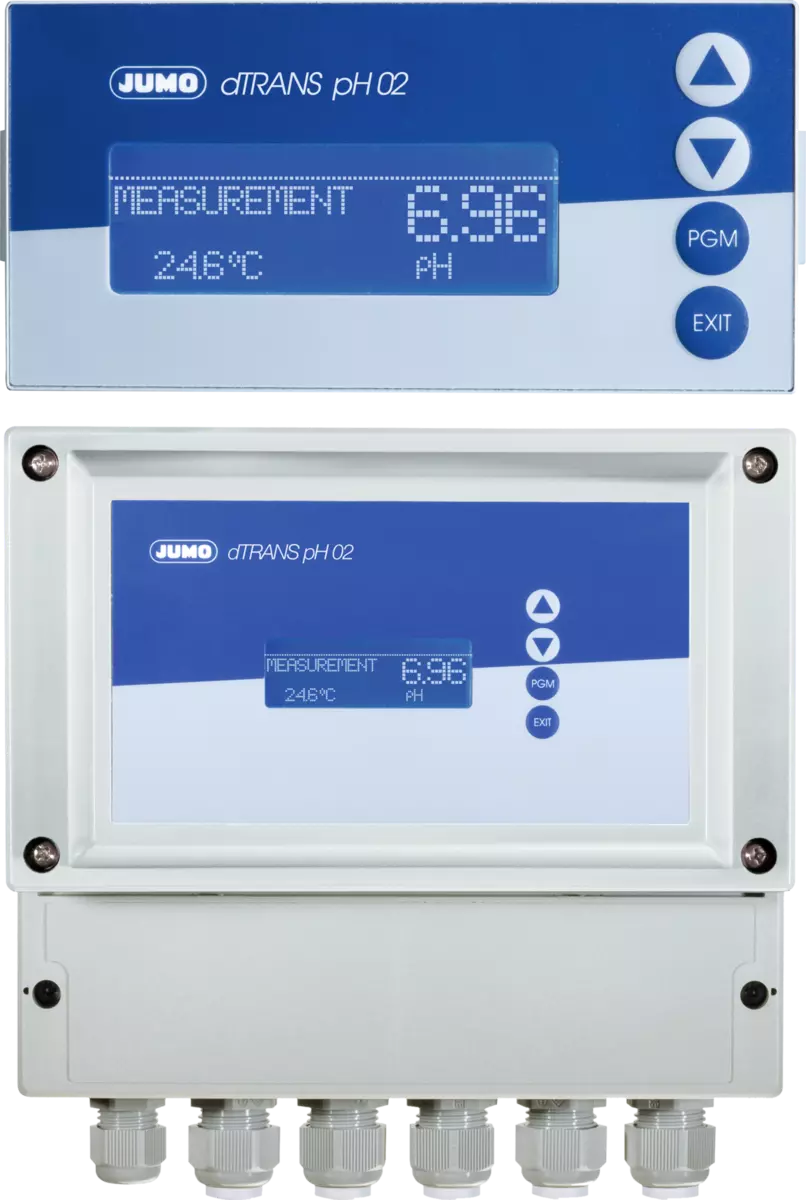 Компактный многоканальный передатчик и контроллер JUMO dTRANS pH 02
