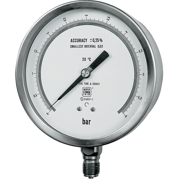 Испытательные манометры MN25 DN150
