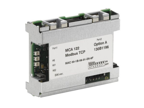 Опционный модуль Danfoss VLT® Modbus TCP MCA 122 130B1196