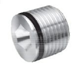 Заглушки полые с шестигранником. Резьба SAE/MS прямая