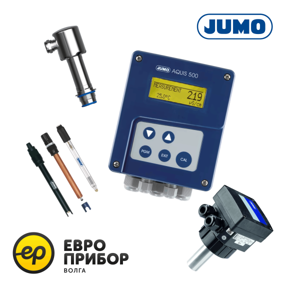 Компенсационный термометр JUMO для температурной компенсации при измерениях pH