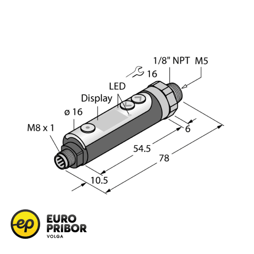 Датчик давления TURCK PK010R-P14-2UP8X-V1141