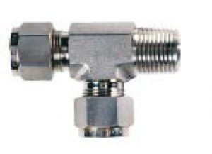 Тройник проходной с наружной резьбой. Метрический диапазон