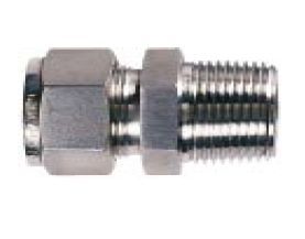 Штуцер полнопроходный с наружной резьбой. Дюймовый диапазон