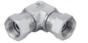 Уголки с накидными гайками. Резьба ISO цилиндрическая