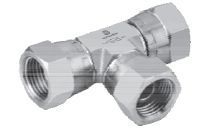 Тройники с накидными гайками