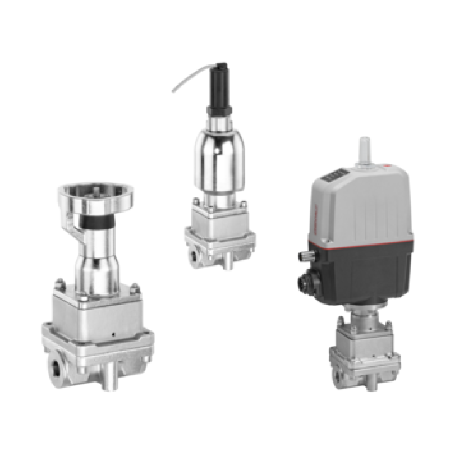 Регулирующий клапан с ручным, пневматическим или электрическим управлением GEMU 566