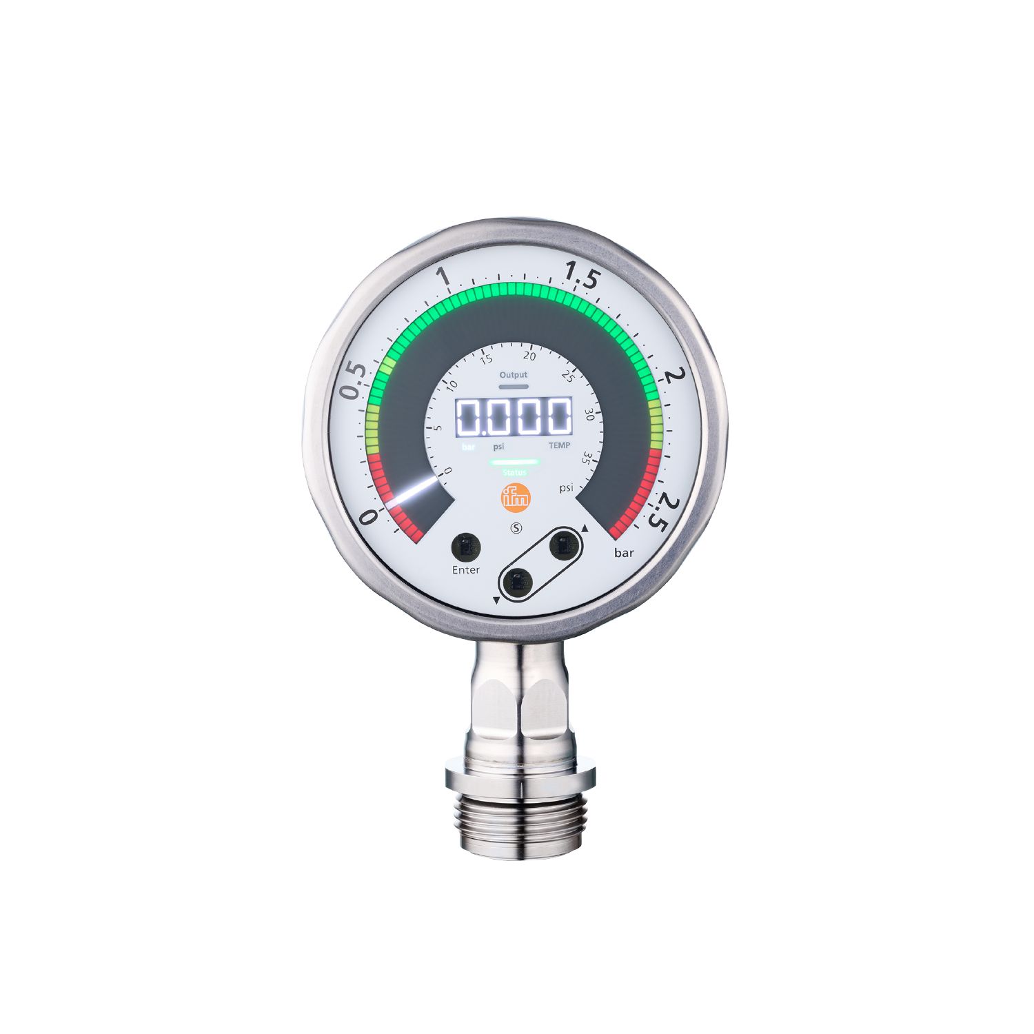 Датчик давления с плоской мембраной с дисплеем PG1706 IFM