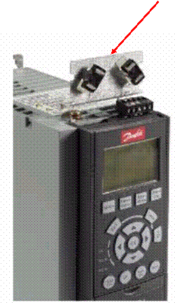 Profibus screen plate для монтажа кабеля Profibus на корпусах IP 20 типоразмеров А1 , А2 и А3