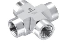 Крестовины с внутренней резьбой. Резьба ISO коническая