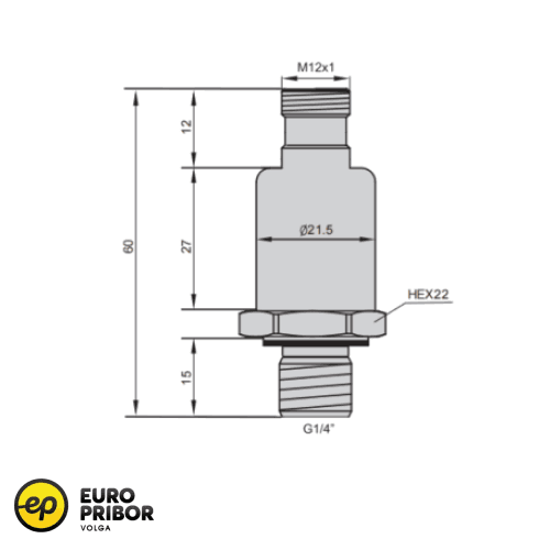 Датчик давления Sentinel S300G-R100-05-J
