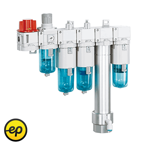 Блок подготовки воздуха для пищевой и упаковочной отрасли SMC HF1-AC-D-X7000