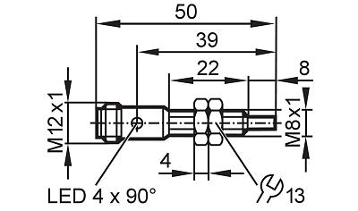 Индуктивный датчик IES237 IFM, фото 2
