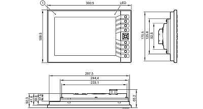 Программируемый графический дисплей для управления мобильными машинами CR1102 IFM, фото 2