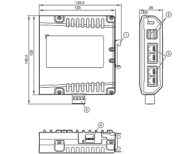IIoT контроллер AE3100 IFM, фото 2