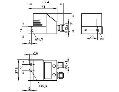 Вибрационный диагностический датчик VNB001 IFM, фото 2
