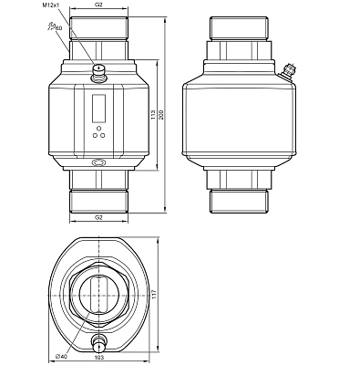 Магнитно-индуктивный расходомер SM9004 IFM, фото 2