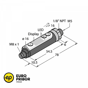 Датчик давления TURCK PK01VR-P14-2UP8X-V1141