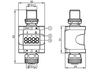 Монитор скорости IO-Link DP2122 IFM, фото 2