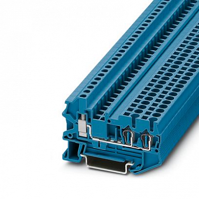 Проходные клеммы STU 2,5-TWIN BU Phoenix Contact, фото 1