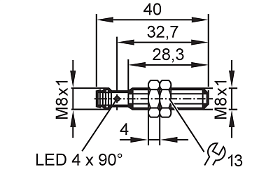 Индуктивный датчик IE5338 IFM, фото 2