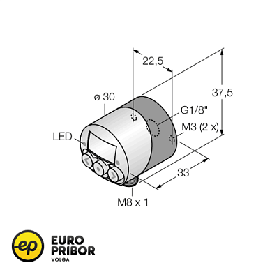 Датчик давления TURCK PK01VR-N14AL-2UP8X-V1141