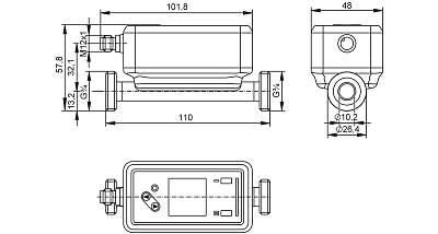 Ультразвуковой расходомер SU7031 IFM, фото 2