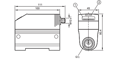 Счетчик расхода сжатого воздуха SD6050 IFM, фото 2