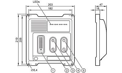 Программируемый контроллер для мобильных машин и транспортных средств CR710S IFM, фото 2