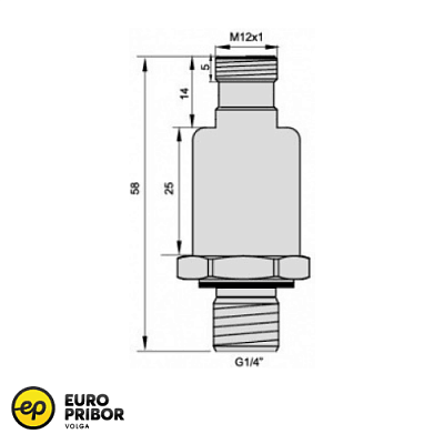 Датчик давления Sentinel S300X-R025-05-J