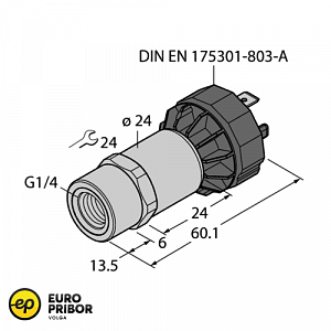 Датчик давления TURCK PT2.5R-2001-U1-DA91