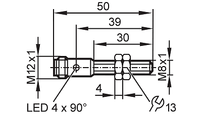 Индуктивный датчик IES231 IFM, фото 2