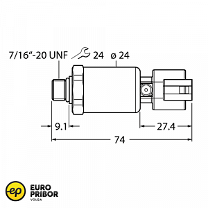 Датчик давления TURCK PT250R-2121-I2-DT043P