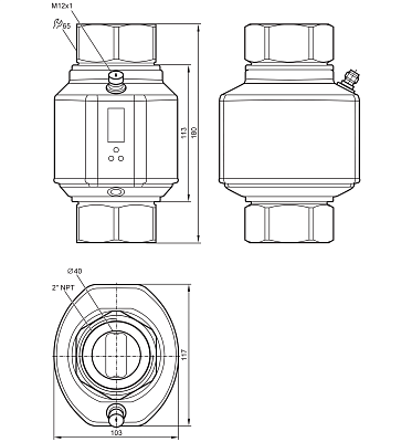 Магнитно-индуктивный расходомер SM2604 IFM, фото 2