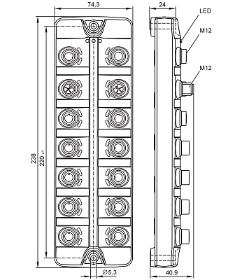 Ведущий модуль IO-Link с многопротокольным интерфейсом AL1590 IFM, фото 2