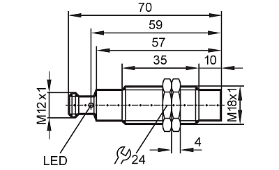 RFID-считывающая/записывающая головка HF DTI425 IFM, фото 2