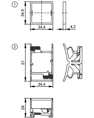 Монтажный комплект E30574 IFM, фото 2