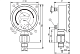 Датчик давления с аналоговым дисплеем PG1408 IFM, фото 3