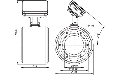 Магнитно-индуктивный расходомер SMF750 IFM, фото 2