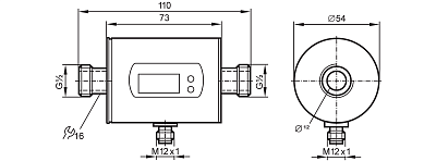 Магнитно-индуктивный расходомер SM6100 IFM, фото 2