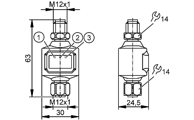 Преобразователь IO-Link DP3223 IFM, фото 2