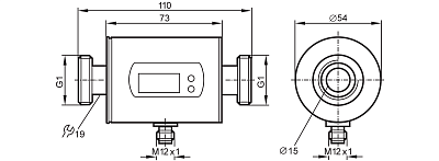 Магнитно-индуктивный расходомер SM8000 IFM, фото 2