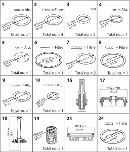 Запасная часть 027F0571 для Danfoss PMLX 80