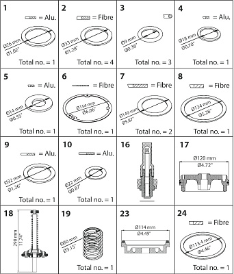 Запасная часть 027F0571 для Danfoss PMLX 80