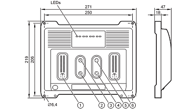 Программируемый контроллер для мобильных машин и транспортных средств CR720S IFM, фото 2