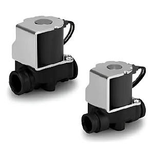 Компактный и легкий 2-линейный клапан с прямым электромагнитным управлением SMC VDW30/40-XF